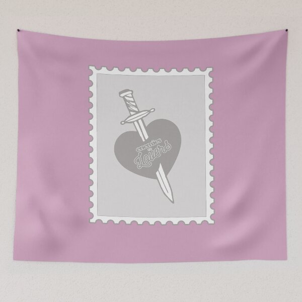 Item preview, Enemies to Lovers Book Trope Postage Stamp designed and sold by baranskini.