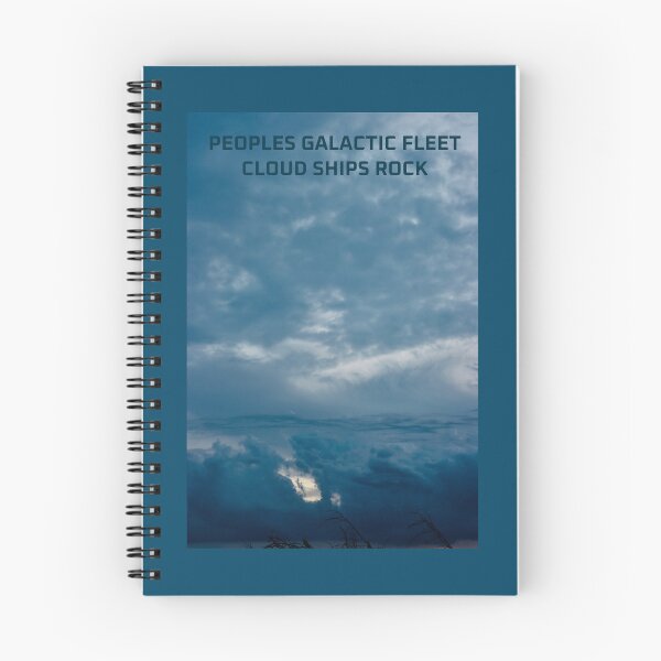 Item preview, GALACTIC ART - PEOPLES GALACTIC FLEET - CLOUD SHIPS ROCK designed and sold by GalacticFleet.