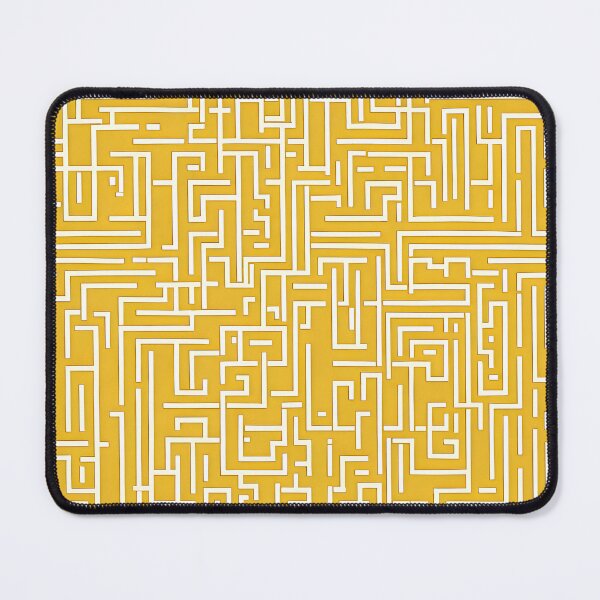 Item preview, yellow Labyrinth pattern designed and sold by Pixevol.