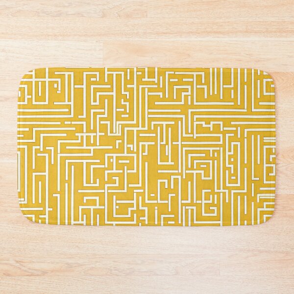 Item preview, yellow Labyrinth pattern designed and sold by Pixevol.