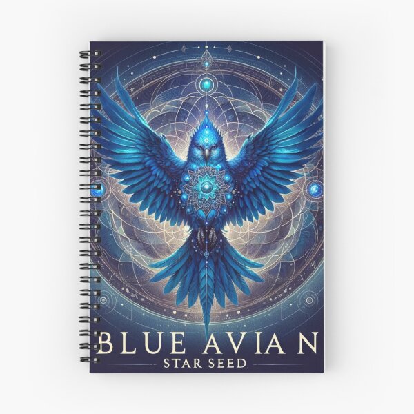 Item preview, Galactic Harmony Blue Avian Starseed designed and sold by Te-Ane.