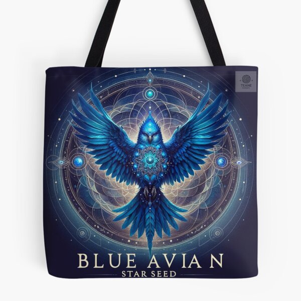 Item preview, Galactic Harmony Blue Avian Starseed designed and sold by Te-Ane.