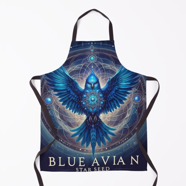 Item preview, Galactic Harmony Blue Avian Starseed designed and sold by Te-Ane.