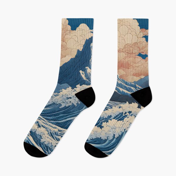 Item preview, Troubled Morning - A Contemporary Ukiyo-e Nature Landscape designed and sold by Kijiermono.