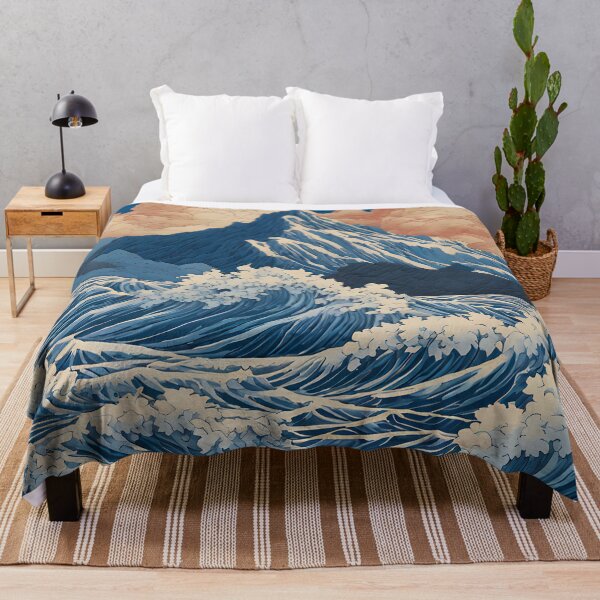 Item preview, Troubled Morning - A Contemporary Ukiyo-e Nature Landscape designed and sold by Kijiermono.