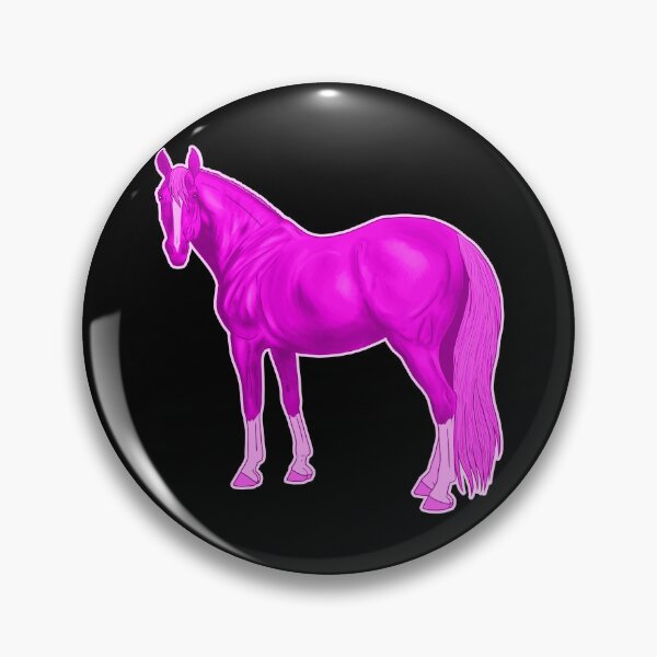 Item preview, Hot Pink Thoroughbred Horse designed and sold by DappledMoon.