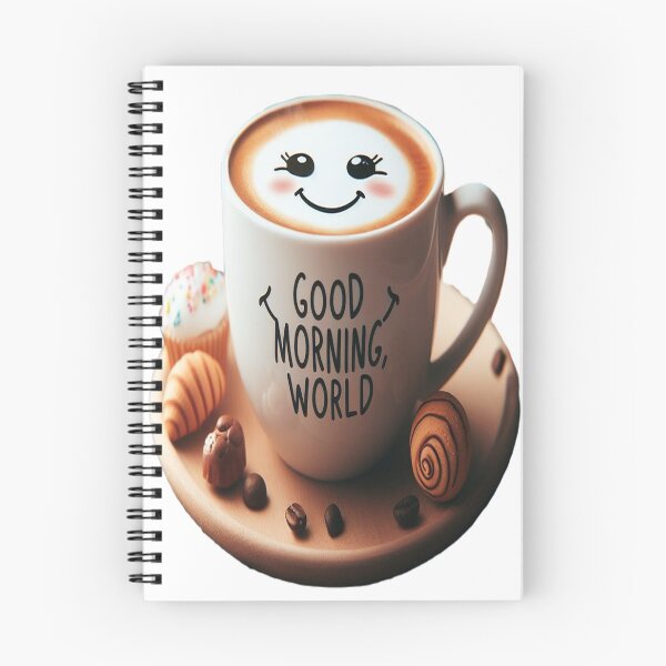 Item preview, Buongiorno con una tazza di caffè e dolci ?☕? designed and sold by TroviTutto.