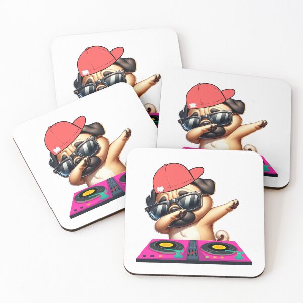Item preview, Pug DJ Dabbing  designed and sold by TheAnimalZ00.