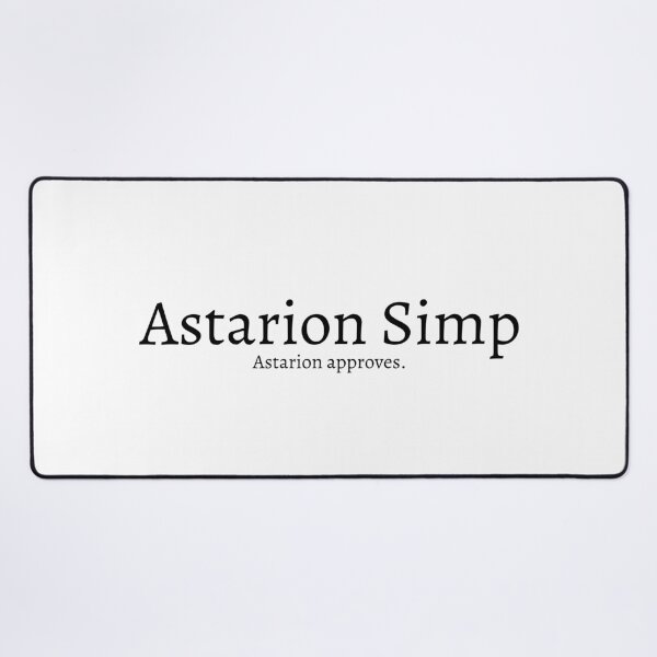 Item preview, Astarion Simp - Astarion Approves Baldur's Gate 3 Companion designed and sold by addie-plays.