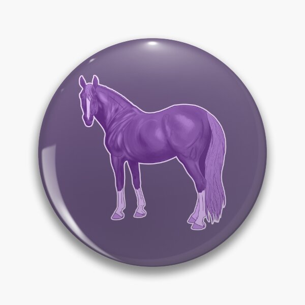 Item preview, Lavender Thoroughbred Horse designed and sold by DappledMoon.