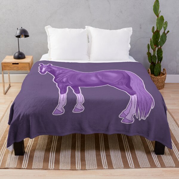 Item preview, Lavender Thoroughbred Horse designed and sold by DappledMoon.