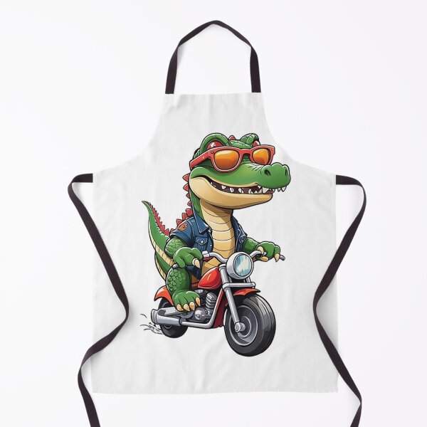 Item preview, Motorbike Riding Crocodile designed and sold by likbatonboot.