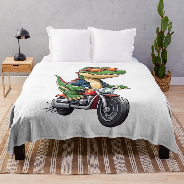 Item preview, Motorbike Riding Crocodile designed and sold by likbatonboot.