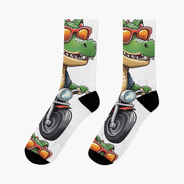 Item preview, Motorbike Riding Crocodile designed and sold by likbatonboot.