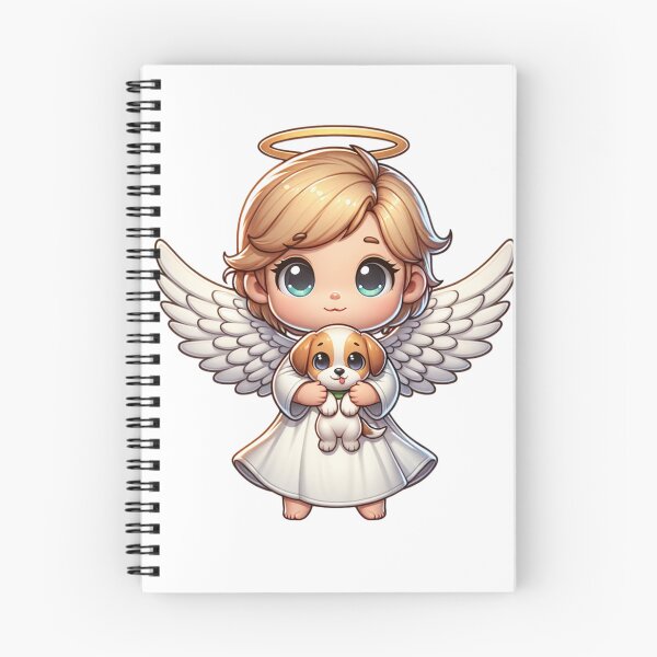 Item preview, Cute Angel Holding a Dog designed and sold by PassionforLove.