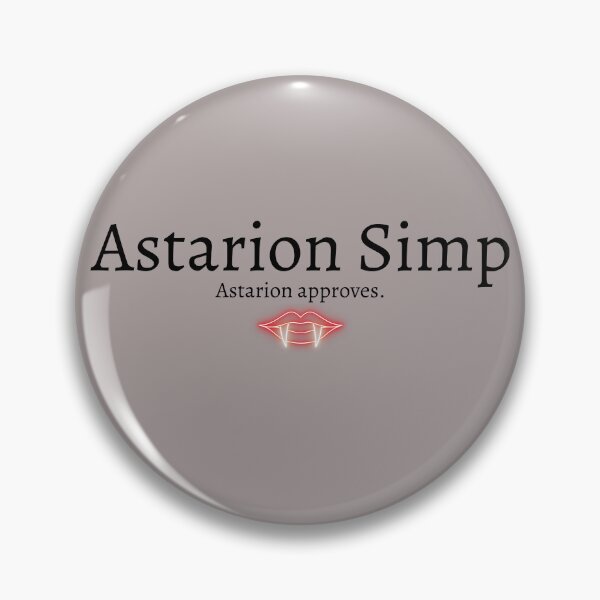 Item preview, Astarion Simp with Fangs - Astarion Approves Baldur's Gate 3 Companion designed and sold by addie-plays.