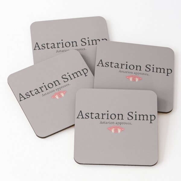 Item preview, Astarion Simp with Fangs - Astarion Approves Baldur's Gate 3 Companion designed and sold by addie-plays.