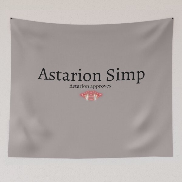 Item preview, Astarion Simp with Fangs - Astarion Approves Baldur's Gate 3 Companion designed and sold by addie-plays.