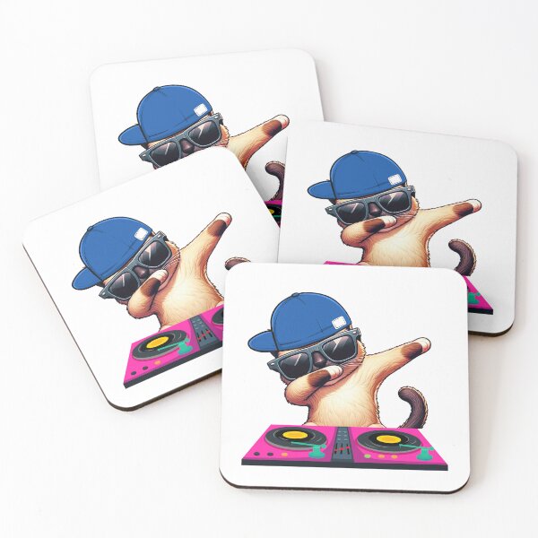 Item preview, Siamese Cat DJ Dabbing  designed and sold by TheAnimalZ00.