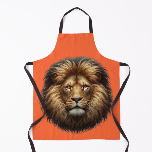 Item preview, LION'S HEAD - #FF6633 designed and sold by Marlon Oseguera.