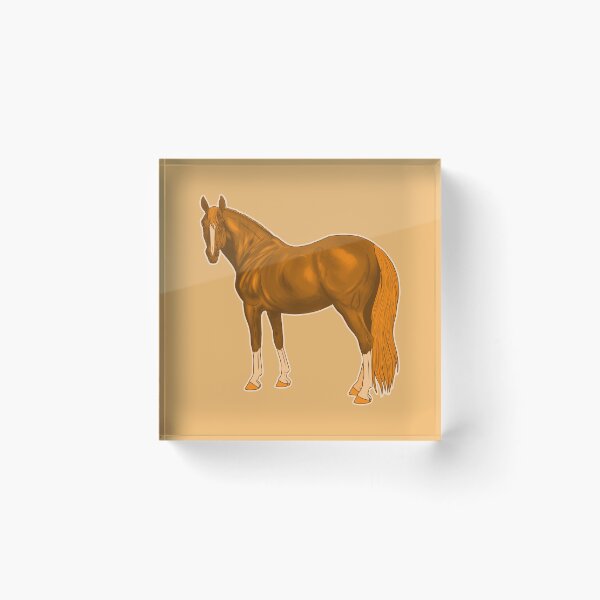 Item preview, Orange Thoroughbred Horse designed and sold by DappledMoon.