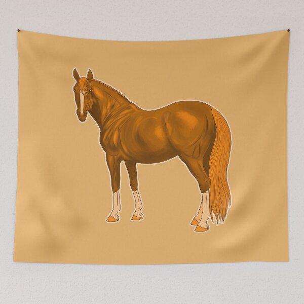 Item preview, Orange Thoroughbred Horse designed and sold by DappledMoon.