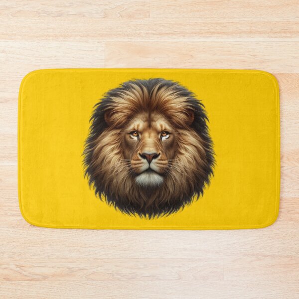 Item preview, LION'S HEAD - #FFCC00 designed and sold by Marlon Oseguera.