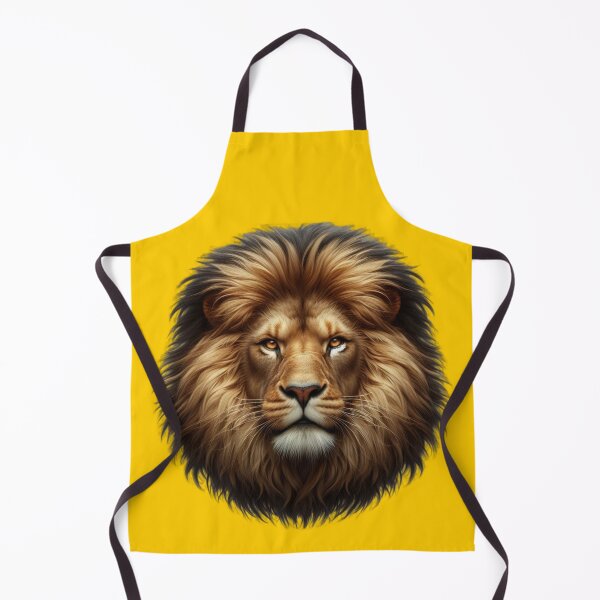 Item preview, LION'S HEAD - #FFCC00 designed and sold by Marlon Oseguera.