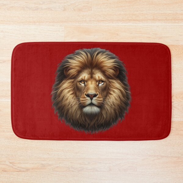 Item preview, LION'S HEAD - #990000 designed and sold by Marlon Oseguera.