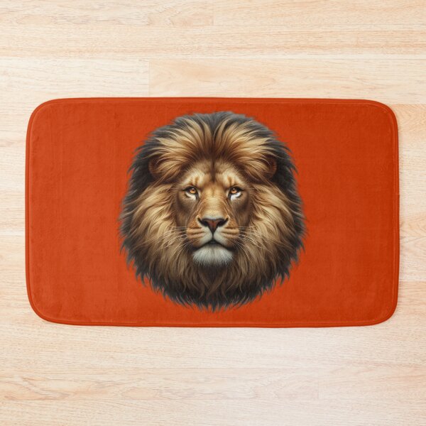Item preview, LION'S HEAD - #CC3300 designed and sold by Marlon Oseguera.