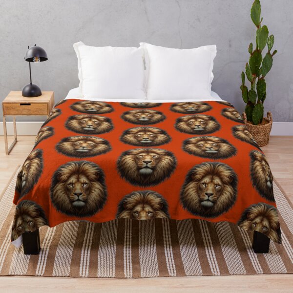 Item preview, LION'S HEAD - #CC3300 designed and sold by Marlon Oseguera.