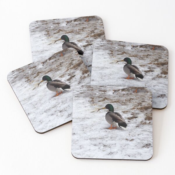 Item preview, Ducks On The Winter Snow designed and sold by BackyardBirder.