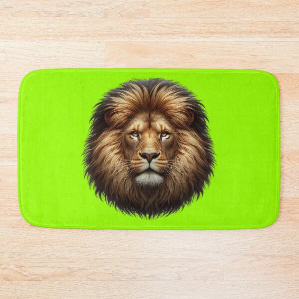 Item preview, LION'S HEAD - #99FF00 designed and sold by Marlon Oseguera.