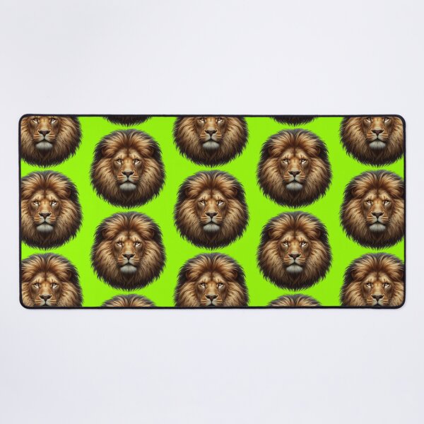 Item preview, LION'S HEAD - #99FF00 designed and sold by Marlon Oseguera.