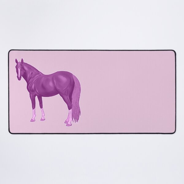 Item preview,  Pink Thoroughbred Horse designed and sold by DappledMoon.