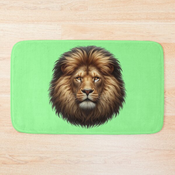 Item preview, LION'S HEAD - #99FF99 designed and sold by Marlon Oseguera.