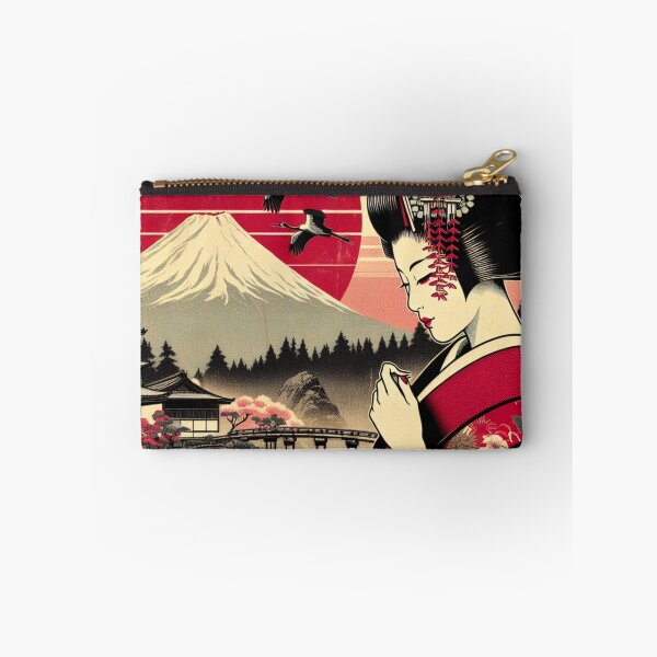 Item preview, Japanese Geisha Mt. Fuji Sunrise designed and sold by HippieFarms11.