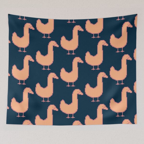 Artikelvorschau, Pixelart Goose Peach Fuzz Pantone-Farbe des Jahres 2024 entworfen und verkauft von lilliegraha.