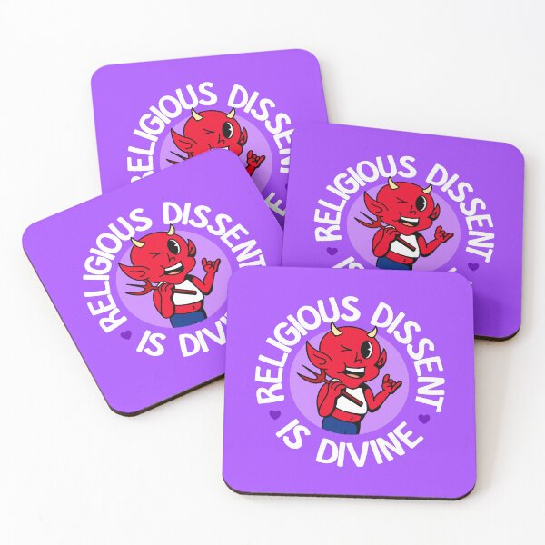 Item preview, Religious Dissent Is Divine - Cute Queer Atheist Devil designed and sold by Picket Club.