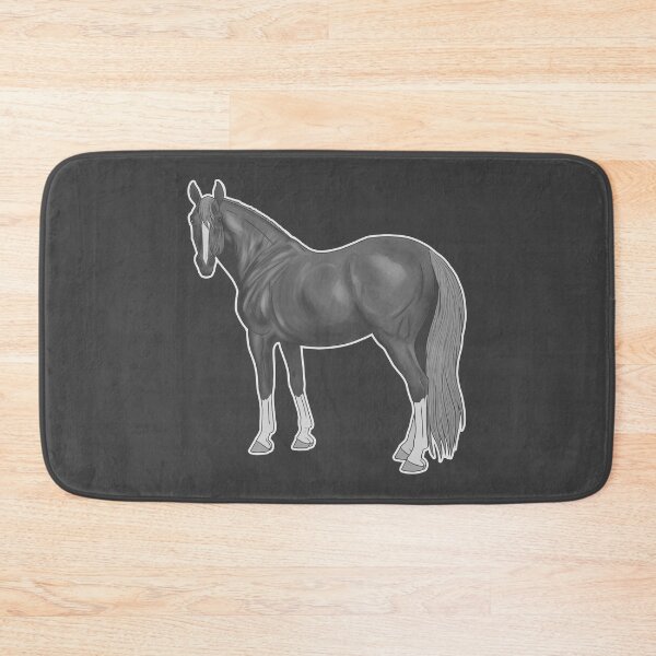 Item preview, Gray Thoroughbred Horse designed and sold by DappledMoon.