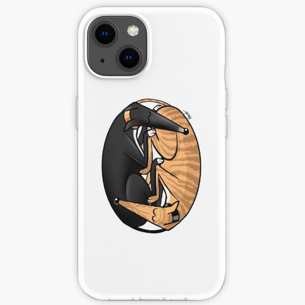 Yin Yang Hounds: A Redbubble exclusive design iPhone Soft Case