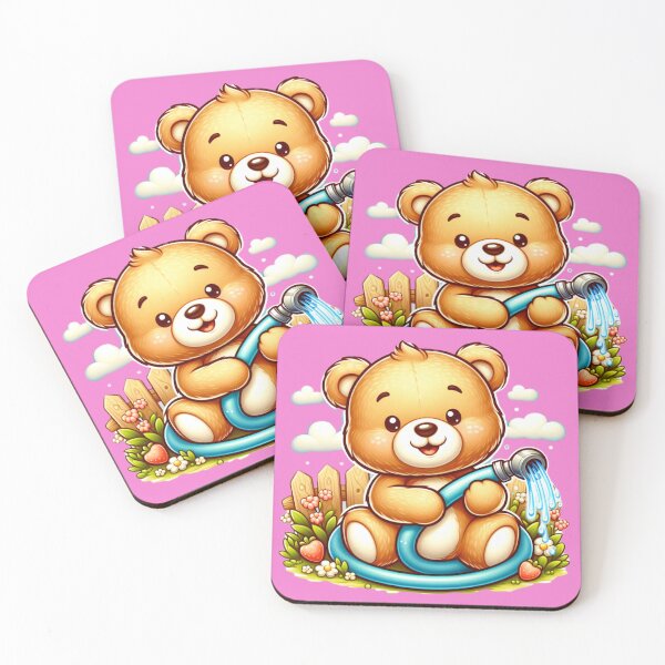 Item preview, Cute bear playing with the hose. designed and sold by moni0490.