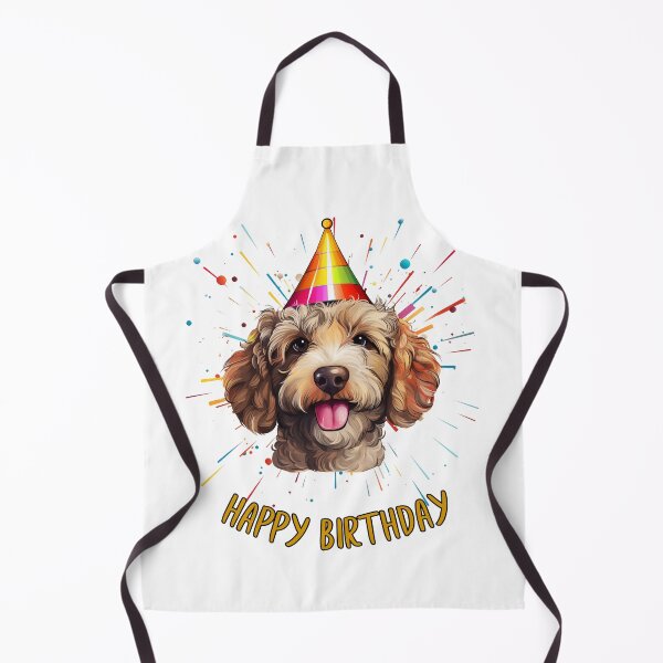 Item preview, Birthday Groodle - Gold - Happy Birthday! designed and sold by wotsthis.