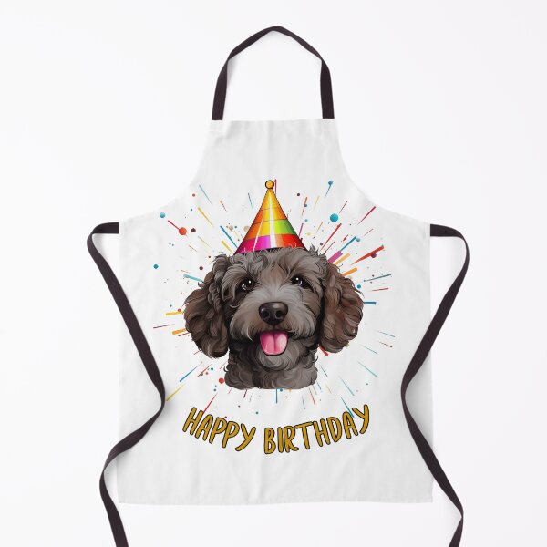 Item preview, Birthday Groodle - Chocolate Brown - Happy Birthday! designed and sold by wotsthis.