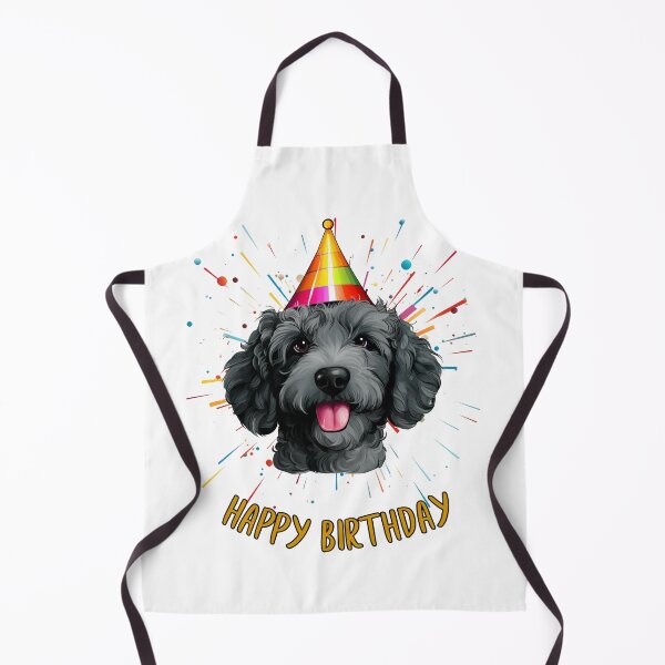 Item preview, Birthday Groodle - Black - Happy Birthday! designed and sold by wotsthis.