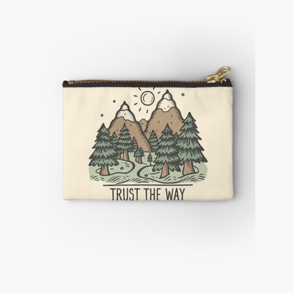 Item preview,  Trust the Way - The Path to the Mountains, Sun in Muted Color Tones Digital Drawing  designed and sold by Loving Nature Gifts.