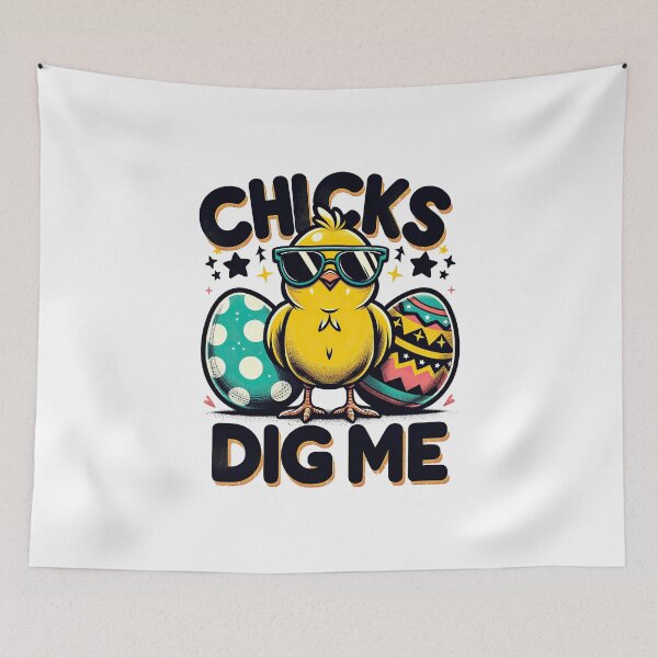 Item preview, Kids Chicks Dig Me Shirt Funny Easter Gift for Boys Baby T-Shirt designed and sold by MAPDDesigns.