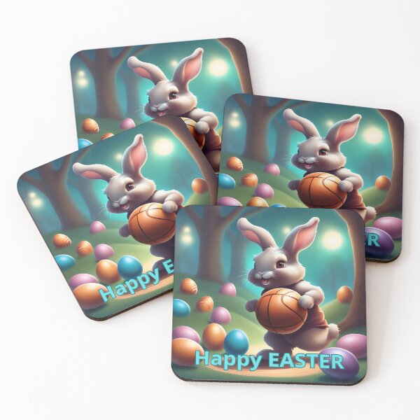 Item preview, Sports bunny plays basketball at Easter designed and sold by Astralia.