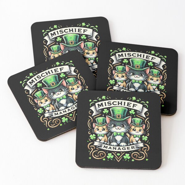 Artikelvorschau, Fröhliches St. Patrick's / Catrick's Day Katzen-T-Shirt zum St. Patrick's Day entworfen und verkauft von MAPDDesigns.