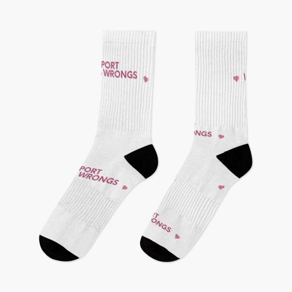 Item preview, I Support Women’s Wrongs Duo Heart designed and sold by Evebabee.